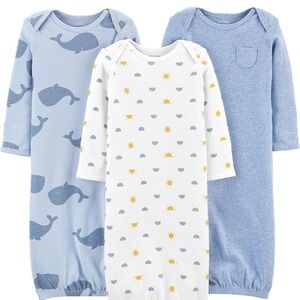 Whale and Sun Print Kids Pajamas Sleep Sacks